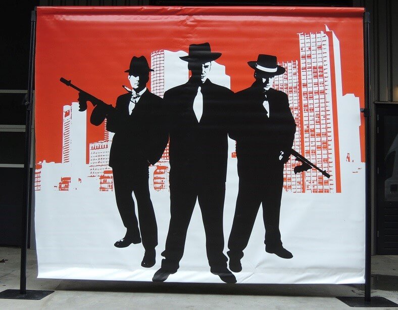 Maffia decor voor uw maffia feest