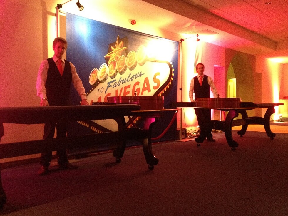 Las Vegas feest met Las Vegas Decor